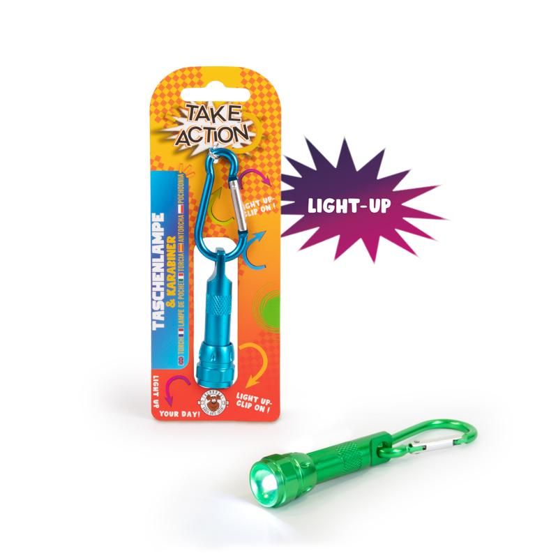 Taschenlampen-Schlüsselanhänger, LED Schlüsselanhänger, Carabiner-Lampe, Kompakte Lampe, Notlicht