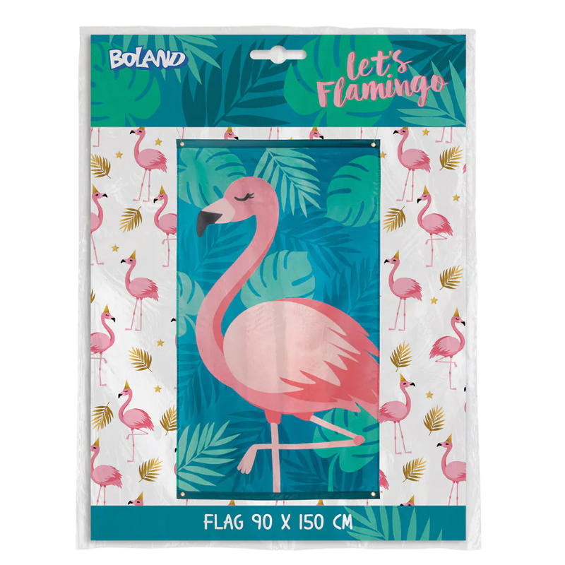 Kindergeburtstag-Banner-Flamingo-2