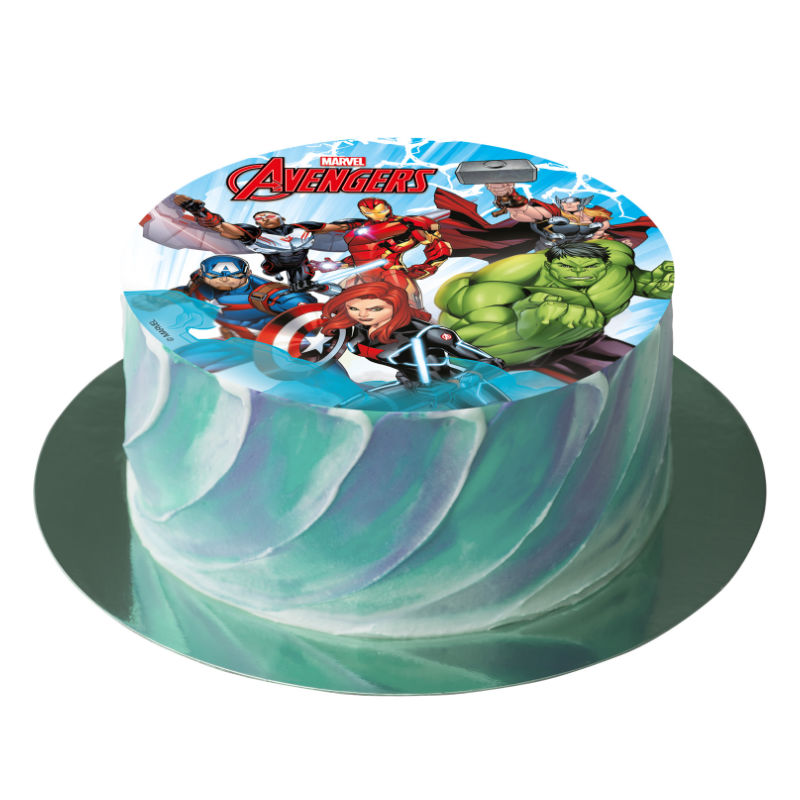 Kindergeburtstag-Tortenaufleger-Avengers-Crew-2