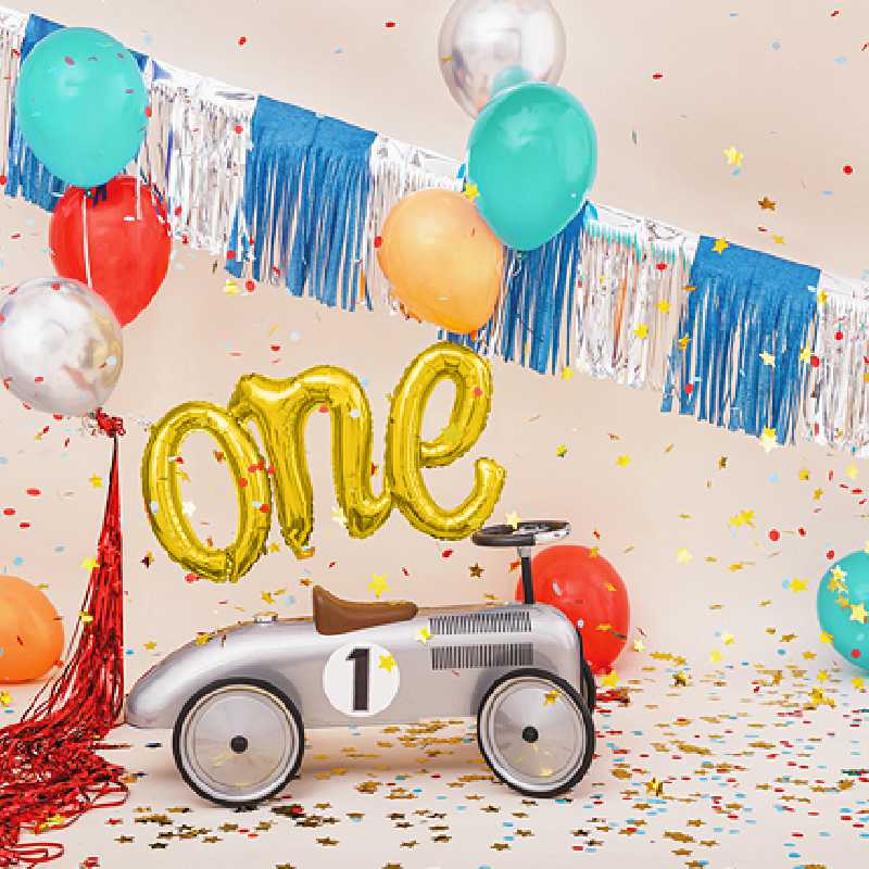 Kindergeburtstag-Folienballon_One_Gold_2