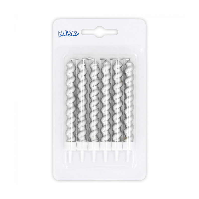 Kindergeburtstag-Geburtstagskerzen_silber_gedreht_6_Stk_1